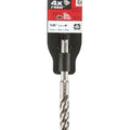 Milwaukee 4-Cutter SDS-Plus Rotary Hammer Drill Bit, 6" L