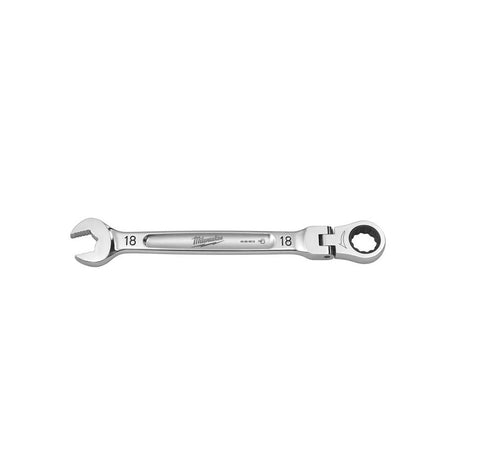 Milwaukee Flex Head Combination Wrench, Chrome