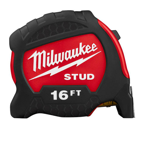 Milwaukee Gen II STUD Tape Measure, 16 ft. x 1.3 in