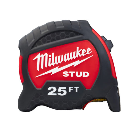 Milwaukee Gen II STUD Tape Measure, 25 ft. x 1.3 in