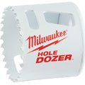 Milwaukee Hole Dozer Hole Saw, Bi-Metal, 2-1/4" Dia x 1-3/4" L