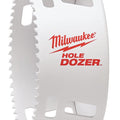 Milwaukee Hole Dozer Hole Saw, Bi-Metal, 4-1/2" Dia x 1-3/4" L