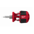 Milwaukee 8-In-1 Ratcheting Multi-Bit Driver, 7/8"