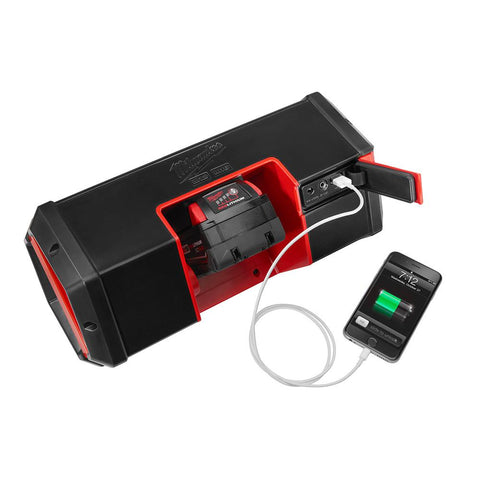 Milwaukee M18/M12 Wireless Jobsite Speaker, Black