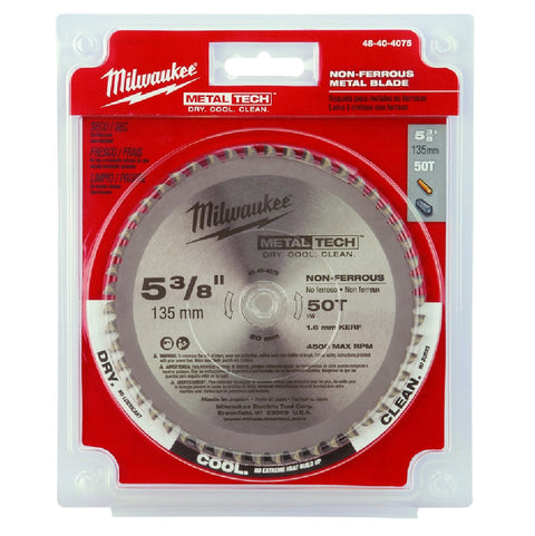 Milwaukee Circular Saw Blade, 50-Teeth, 5-3/8 inch