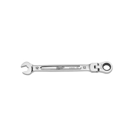 Milwaukee Metric Flex Head Combination Wrench, Chrome Vanadium Steel