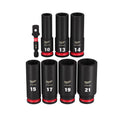 Milwaukee Metric 6 Point Socket Set, 3/8 inch, 8 Pieces