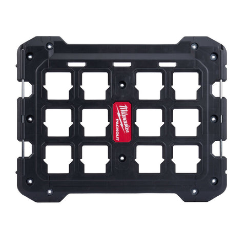 Milwaukee PACKOUT Mounting Plate, Polypropylene, Black