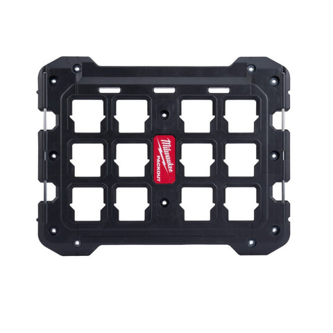 Milwaukee PACKOUT Mounting Plate, Polypropylene, Black
