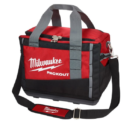 Milwaukee PACKOUT Tool Bag, Ballistic Nylon, Black/Red