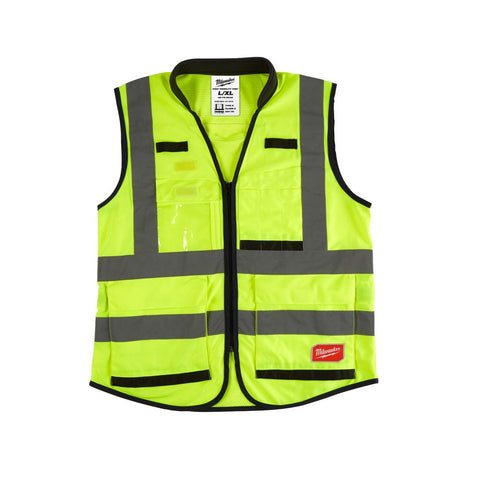 Milwaukee Performance Safety Vest, High Visibility Yellow, L/XL