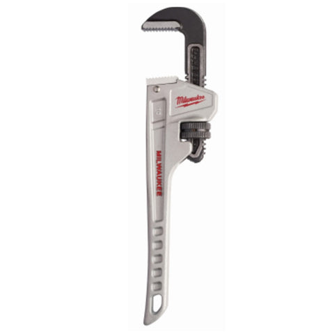 Milwaukee Pipe Wrench, 10", Aluminum