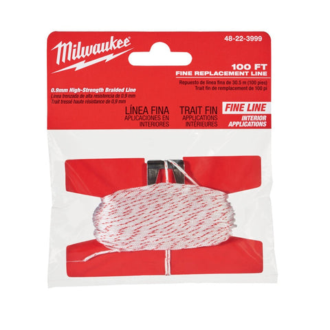 Milwaukee Precision Chalk Reel Replacement Line, 100 Feet