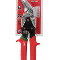 Milwaukee Right Serrated Offset Aviation Snip, Red & Black, 10" L