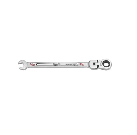 Milwaukee SAE Flex Head Combination Wrench, Chrome Vanadium Steel