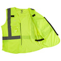 Milwaukee Safety Vest, Polyester, High Visibility Yellow, L/XL