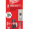 Milwaukee Shockwave Slotted Insert Bit, 1/8" x 1" L