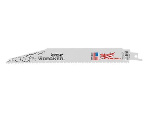 Milwaukee 8 TPI Sawzall Reciprocating Saw Blade, 9"