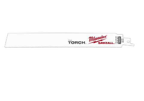 Milwaukee 18 TPI Sawzall Torch Reciprocating Saw Blade, 9"