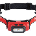 Milwaukee TRUEVIEW USB Rechargeable Hard Hat Headlamp, Black & Red
