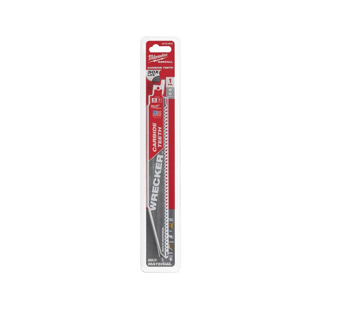 Milwaukee Wrecker Sawzall Reciprocating Saw Blade, 6 TPI, 9 inch