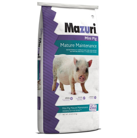 Mazuri® Mini Pig Mature Maintenance Food, 25 lb