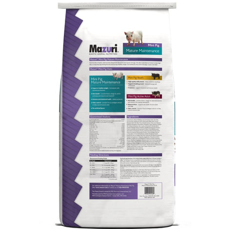 Mazuri® Mini Pig Mature Maintenance Food, 25 lb