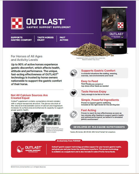 Purina® Outlast® Gastric Support Supplement, 40 lb