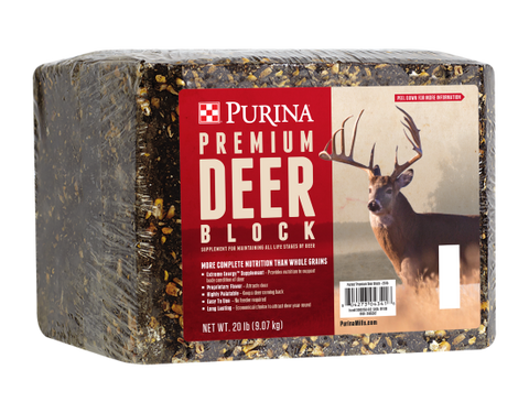 Purina® Premium Deer Block Feed,  20 lb