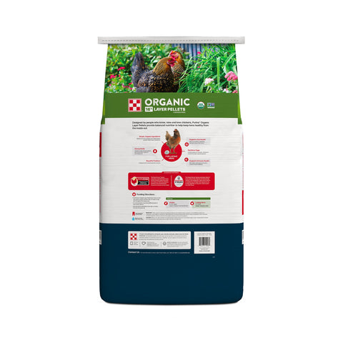 Purina® Organic Layer Pellets Chicken Food, 35 lb – view 2