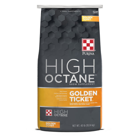 Purina® High Octane® Golden Ticket® Show Supplement, 40 lb