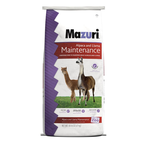 Mazuri® Alpaca & Llama Maintenance Diet, 50 lb