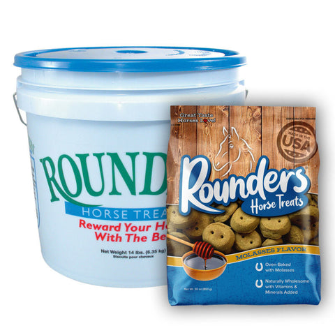 Blue Seal® Rounders Molasses Flavored Horse Treat, 30 Oz