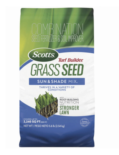 Scotts Turf Builder Sun & Shade Grass Seed Mix, 5.6 lb