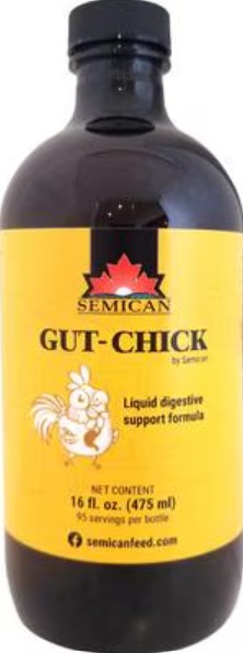 Semican Gut-Chick Liquid Digestive Supplement for Poultry, 16 Oz