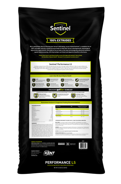Sentinel®  Performance LS Horse Feed, 50 lb