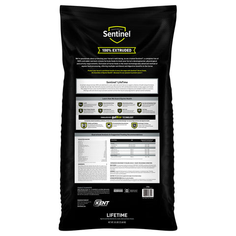 Sentinel LifeTime 50 lb bag, back panel