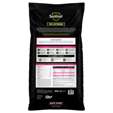 Sentinel Safe Start 50 lb bag, back panel