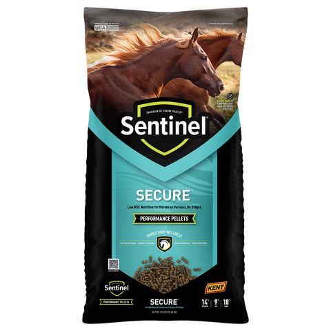 Sentinel Secure Performance Pellets 50 lb bag, front