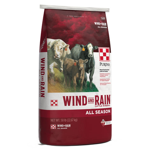 Purina® Wind and Rain® Storm® All Season 7.5 Complete Beef Cattle Mineral, 50 lb – view 2