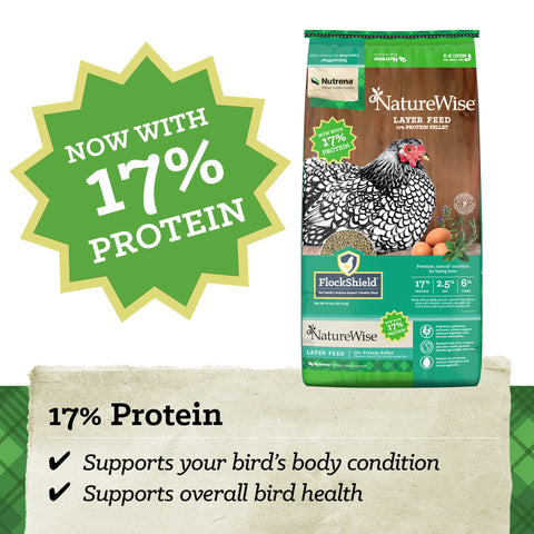 Nutrena® NatureWise® 17% Protein Layer Pellet Poultry Feed 50 lbs