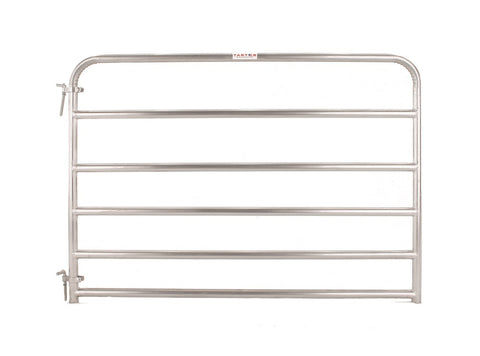 Tarter 6-Bar Economy Galvanized Tube Gate, 6 ft