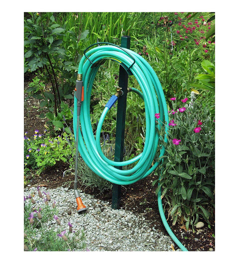Yard Butler Hose Hanger with Faucet, 42"