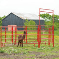 Tarter Valu-Line 5-Bar Corral Panel Red 12'