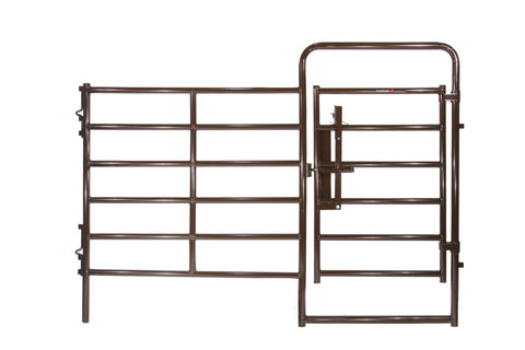 Tarter Super Stock Arena Panel with Walk-Thru, Brown