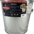 GALVANIZED STEEL LOCKING CAN W/O LID 10 GAL GALVANIZED STEE