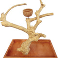 JAVA WOOD TABLE TOP BIRD PLAY STAND 15X10X15 IN