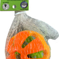 HAPPY BEAKS ROUND RATTLE FOOT BIRD TOY 3 IN