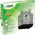 A&E VICTORIAN OPEN TOP CAGE IN RETAIL BOX 25X21X32 IN BLACK