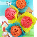 NIBBLES LOOFAH BON BONS CHEWS SM-4 PK